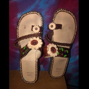 Floral Sandals from Mexico